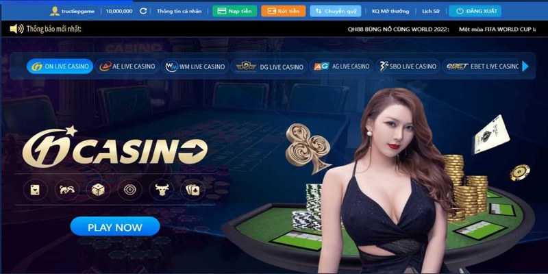 Top sảnh bài chất lượng nhất trên DG casino 